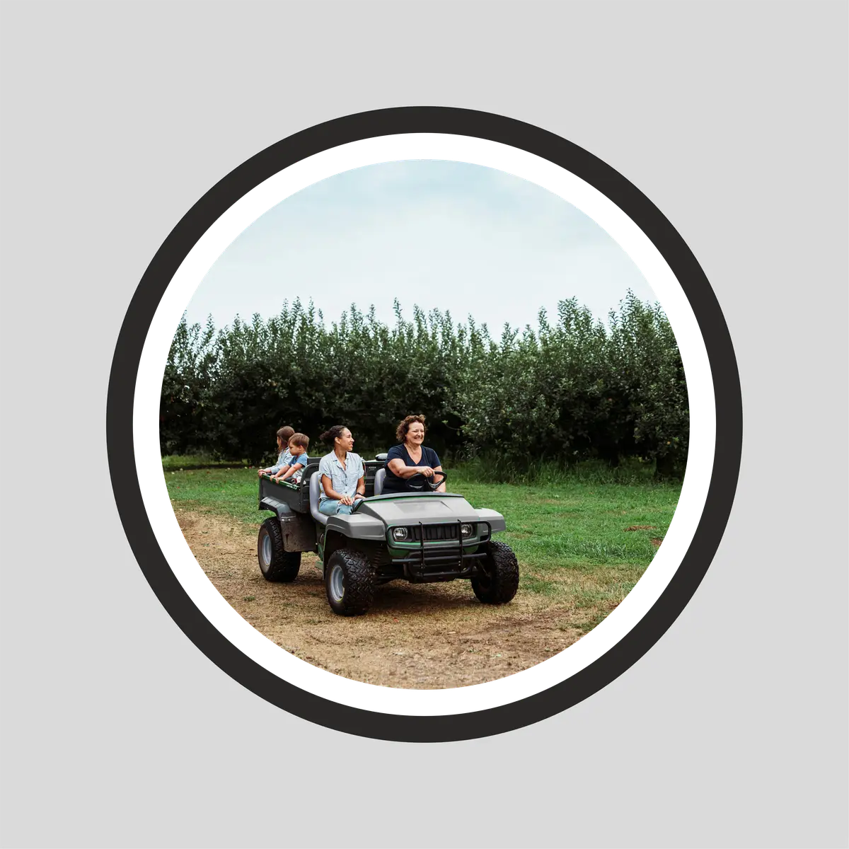 Acrylic Photo Circle  With frame