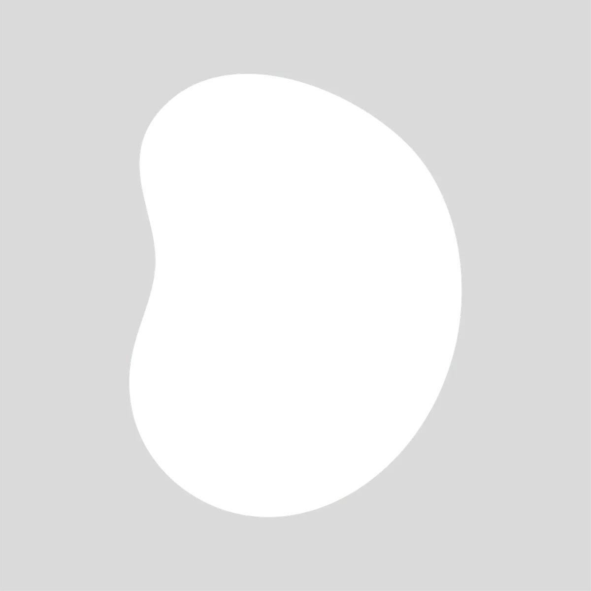 Potrait Bean Shape  Acrylic Photo