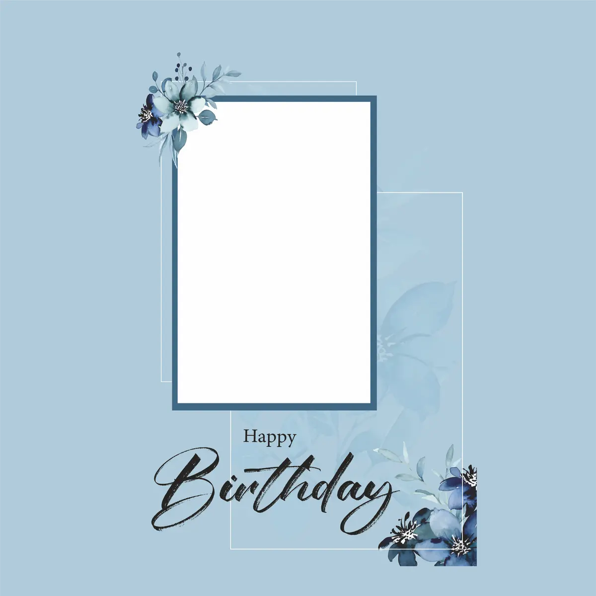 Birthday Lavender  Acrylic Photo  Potrait