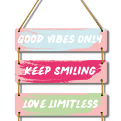 Keep Smiling Wall Hanging