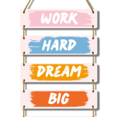 Work Hard Wall Hanging