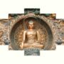 Golden Buddha Wall Painting